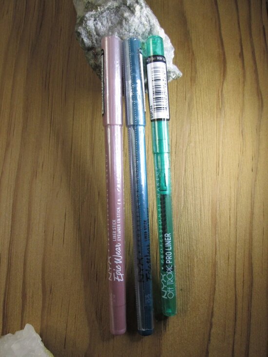 NYX Other - NYX Bundle: 3 Eye Liners in Frosted Lilac, Turquoise Storm and So Fresh